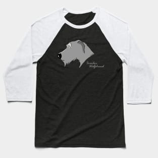 Irish Wolfhound silhouette Baseball T-Shirt